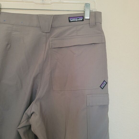 Patagonia Mens 30 Convertible Cargo Pants Zip Off Shorts Outdoor Hiking Brown - Picture 7 of 8